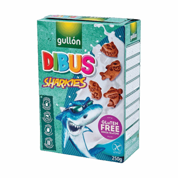Gullon Čokoladne ajkulice 250 g