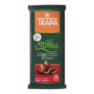 Čokolada 80% kakao stevia 75g