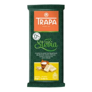 Čokolada bela stevia 75g