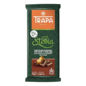 Čokolada lešnik stevia 75g