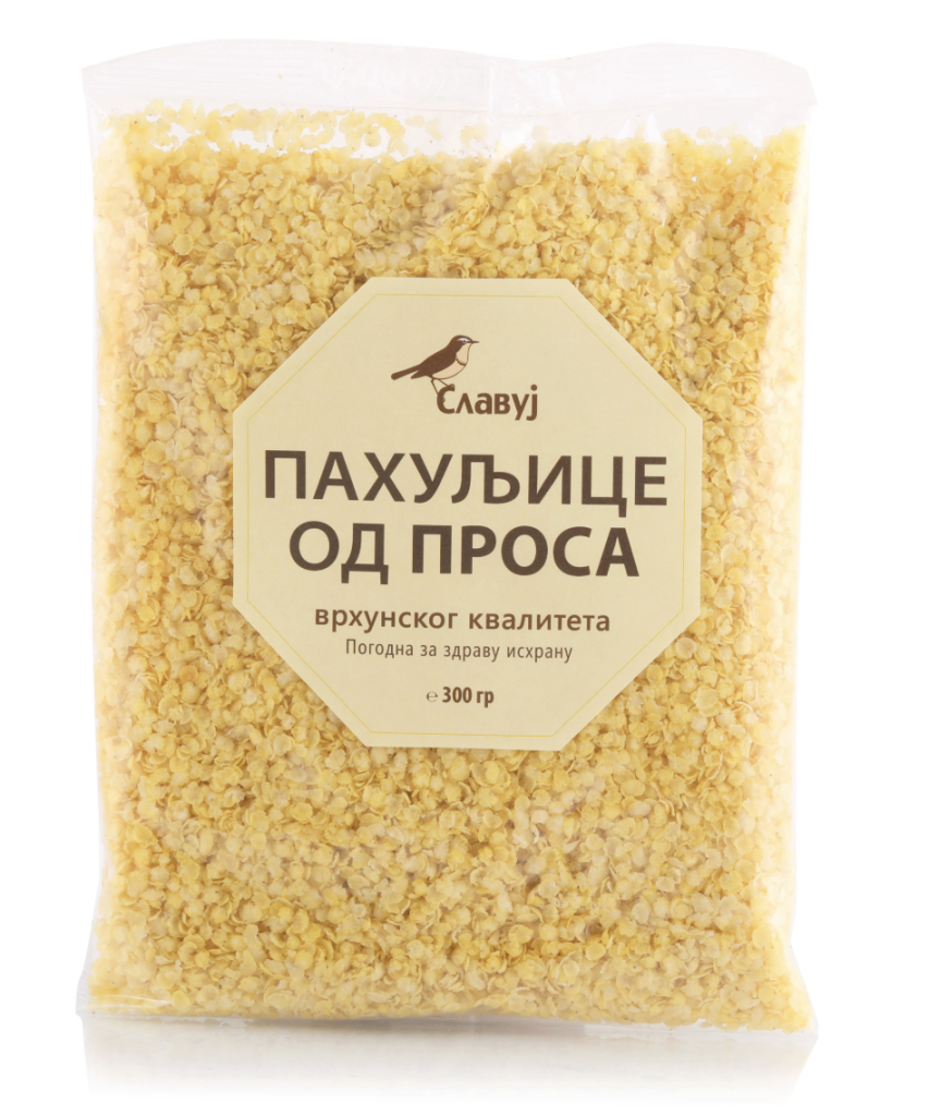 Slavuj pahuljice od prosa bez glutena 300 g