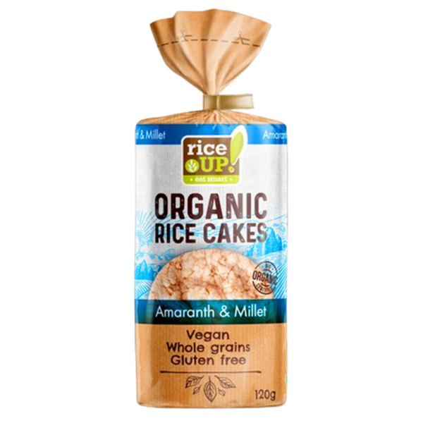 Bio pirinčane galete amarant, proso gf 120 g, Rice up