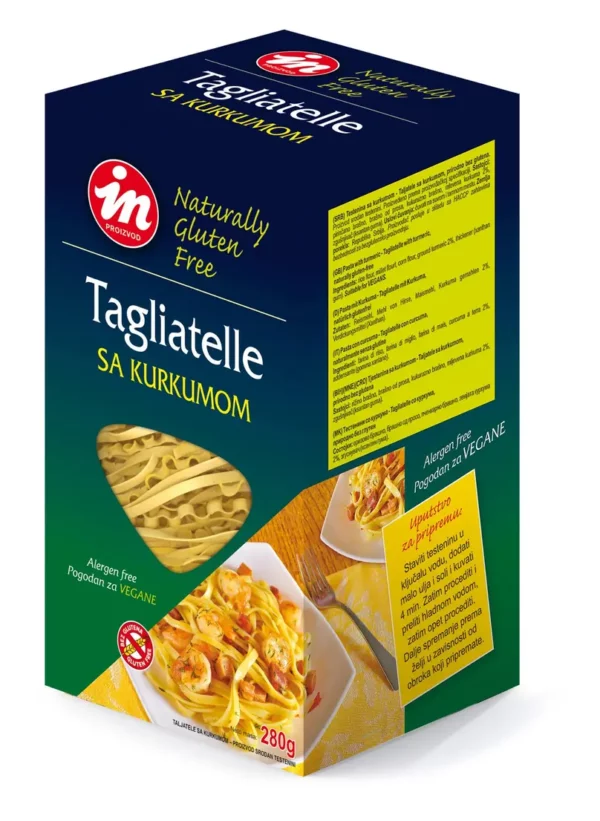 Aleksandrinja Tagliatelle sa kurkumom