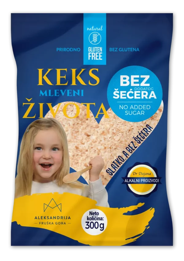Aleksandrija Mleveni keks Života bez šećera