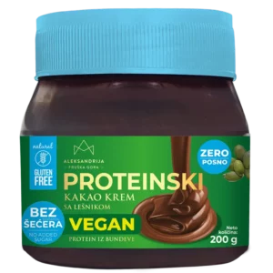 Aleksandrija Proteinski Vegan kakao krem sa lešnikom bez šećera