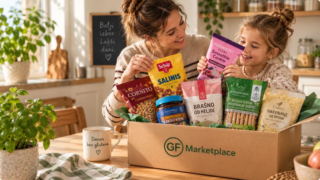 Uživajte u najvećoj ponudi hrane bez glutena iz udobnosti vašeg doma