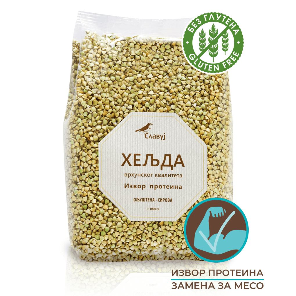 Hedlja oljustena sirova bez glutena